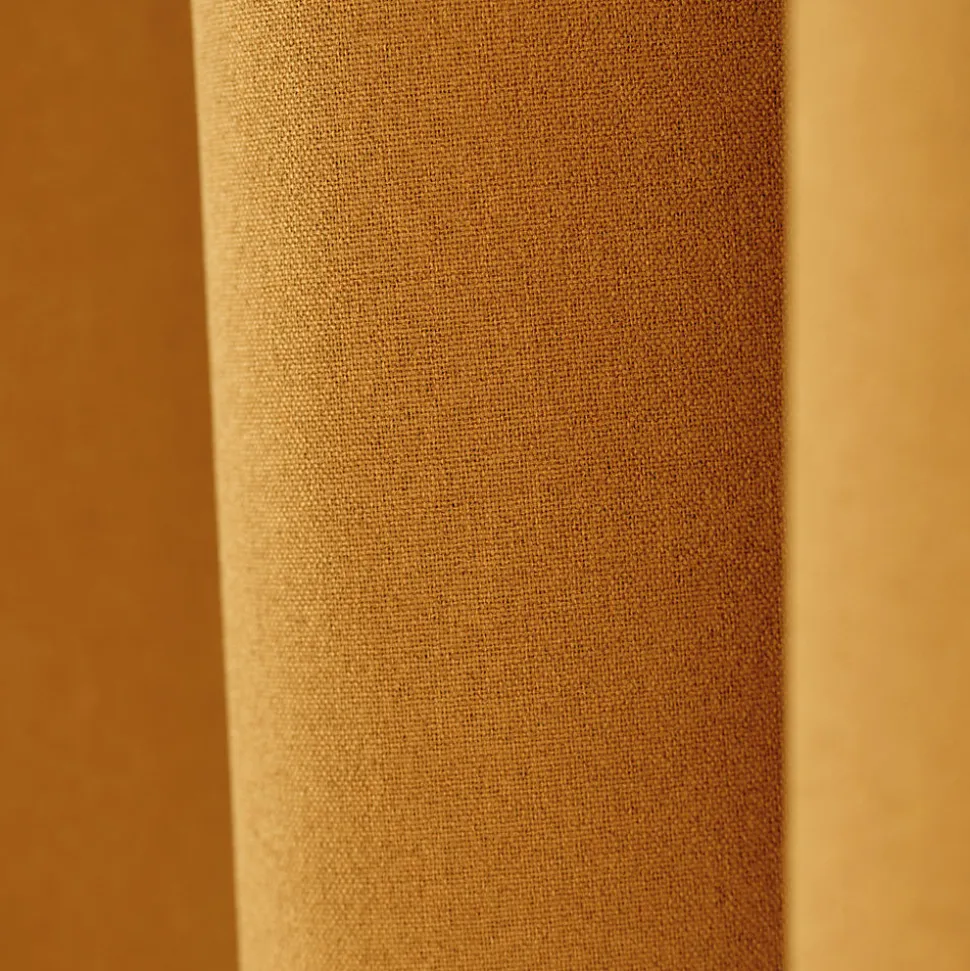 Rideau 100% occultant thermique phonique (135x180 cm - Jaune Ocre)