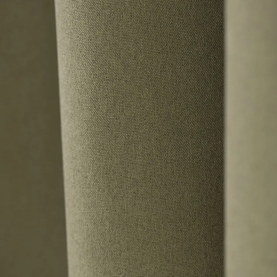 Rideau 100% occultant thermique phonique chiné (135x260 cm - Kaki)
