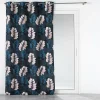 Rideau à oeillets 140 x 260 polyester imprimé Belline Bleu