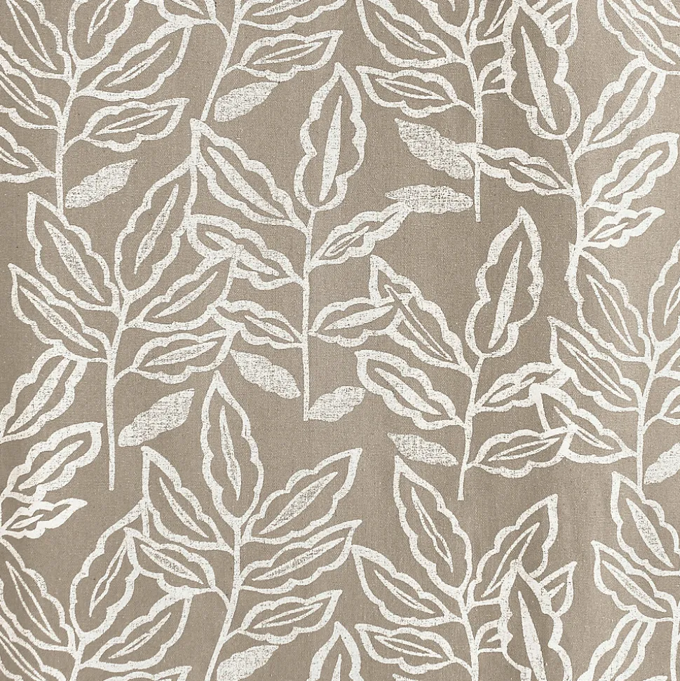 Rideau à oeillets en coton recyclé Chambray (140x240 cm - Naturel)