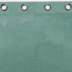 Rideau a oeillets 140 x 260 cm velours cotele uni casual Sauge
