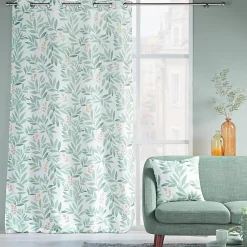 Rideau a oeillets 140 x 260 cm polyester imprime biovana Sans