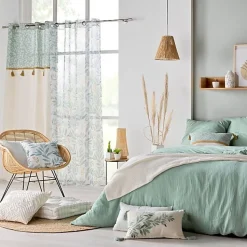 Rideau a oeillets 140 x 260 cm polyester imprime biovana Sans