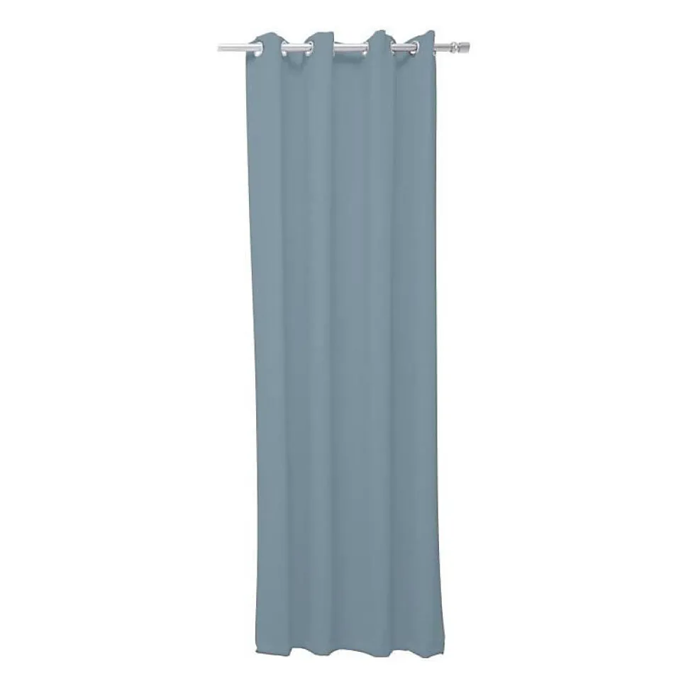 Rideau a oeillets - 140X240 - Denim - TODAY Essential - 356011