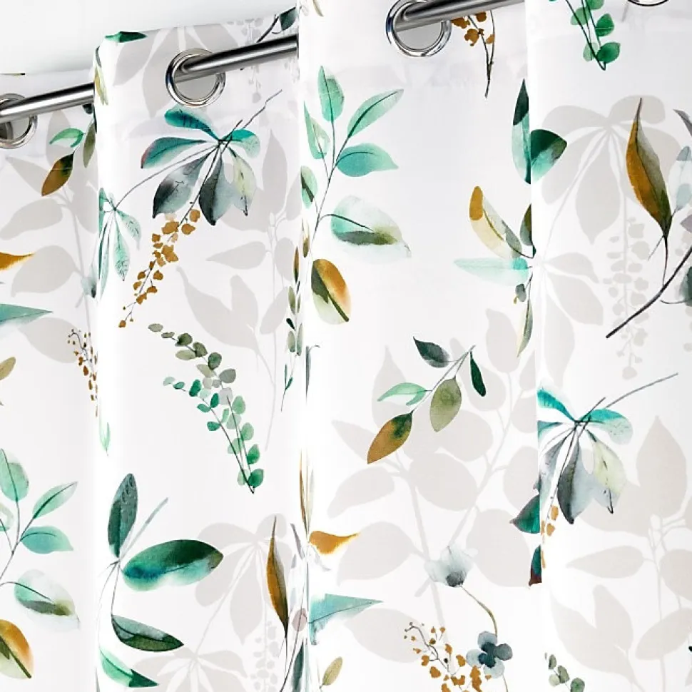 Rideau a oeillets grande hauteur 140 x 280 cm polyester imprime Dilaris