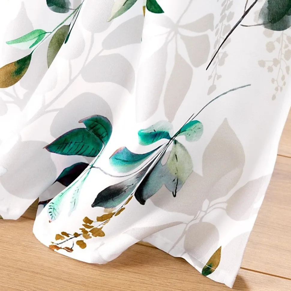 Rideau a oeillets grande hauteur 140 x 280 cm polyester imprime Dilaris