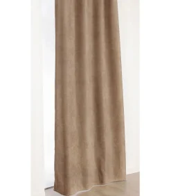 Rideau "Alaska" isolant 3 en 1 thermique, phonique et obscurcissant - 140x260cm - Marron clair