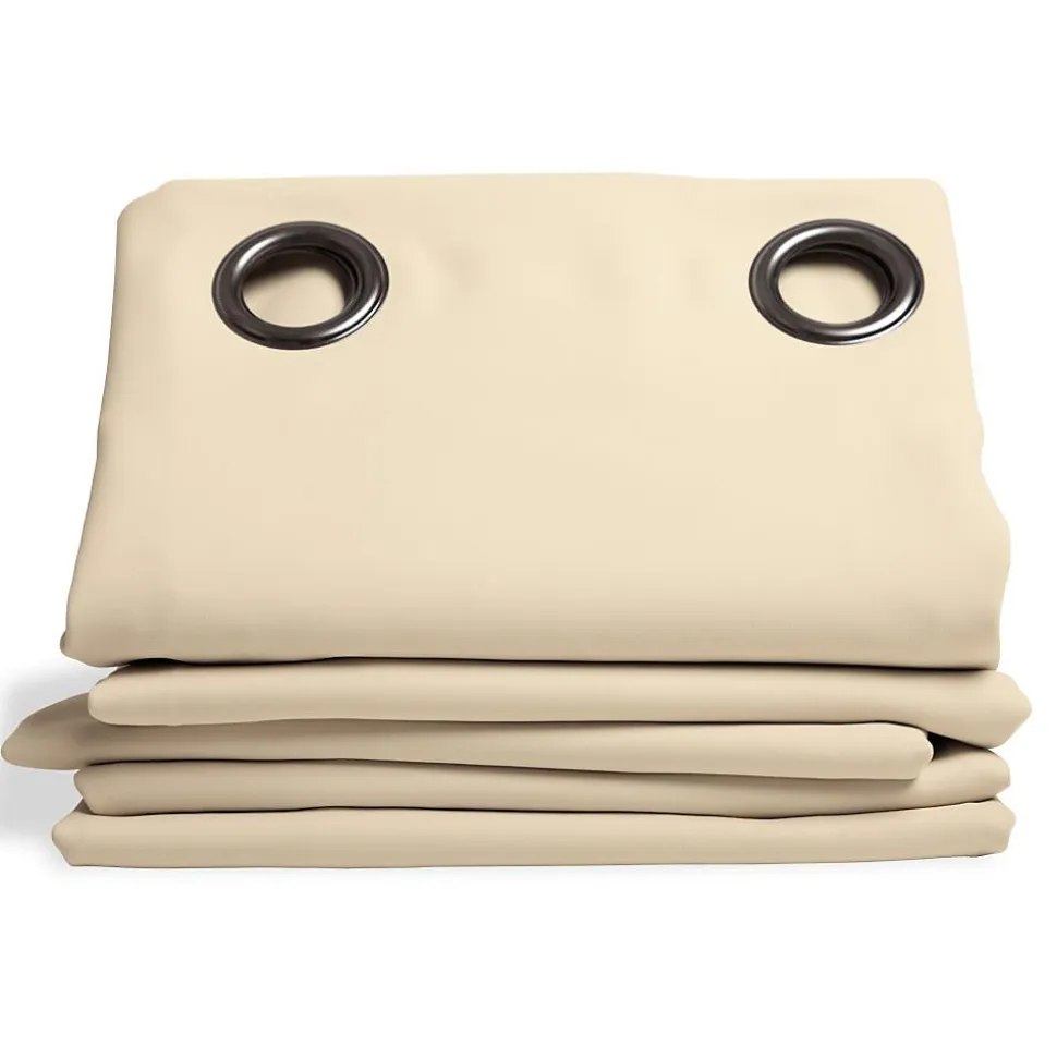 Rideau Anti-Ondes et Occultant Oeillets Beige MC634 130 x 260 (LxH)