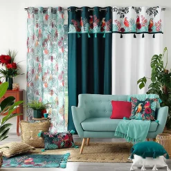 Rideau Caracas - 140 x 260 Blanc Douceur d'Intérieur