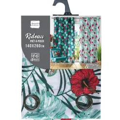 Rideau Caracas - 140 x 260 Blanc Douceur d'Intérieur