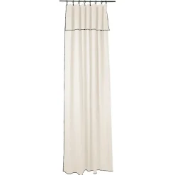 Rideau coton recyclé ajustable + œillets pinces 140x290