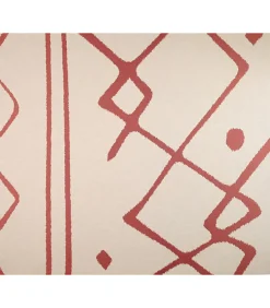 Rideau d'ameublement motifs ethniques "Nazca" - 140x260cm - Terre cuite