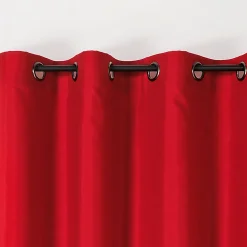 Rideau Double Natte Non feu M1 - 135x240cm - Rouge