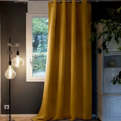 Rideau doublure polaire polyester uni 140x280 cm