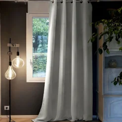 Rideau doublure polaire polyester uni 140x280 cm