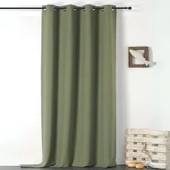 Rideau en 100% lin Libeccio (135x255 cm - Vert)