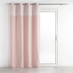 Rideau esprit art déco (140x240 cm - Rose Clair)