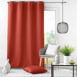 Rideau Essentiel - 140 x 260 Terracotta Douceur d'Intérieur