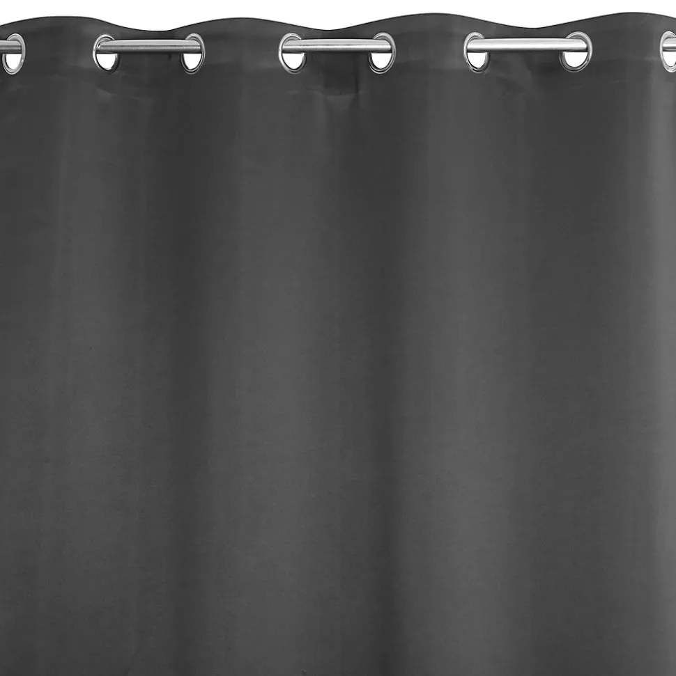Rideau Eve occultant JBY Creation l.135 x H.240cm uni gris foncé