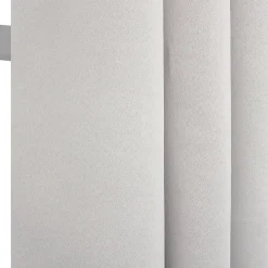 Rideau Eve occultant JBY Creation l.135 x H.240cm uni gris clair