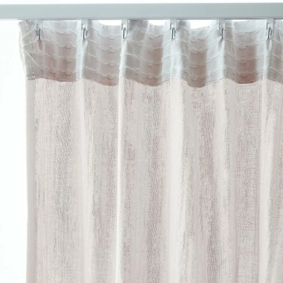 Rideau galon fronceur 140x240 cm Gaze de Coton Chantilly