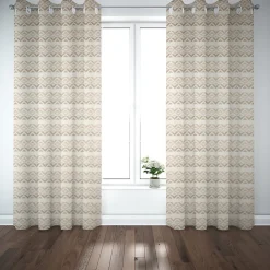 Rideau Glenor GoodHome l.140 x H.260 cm beige