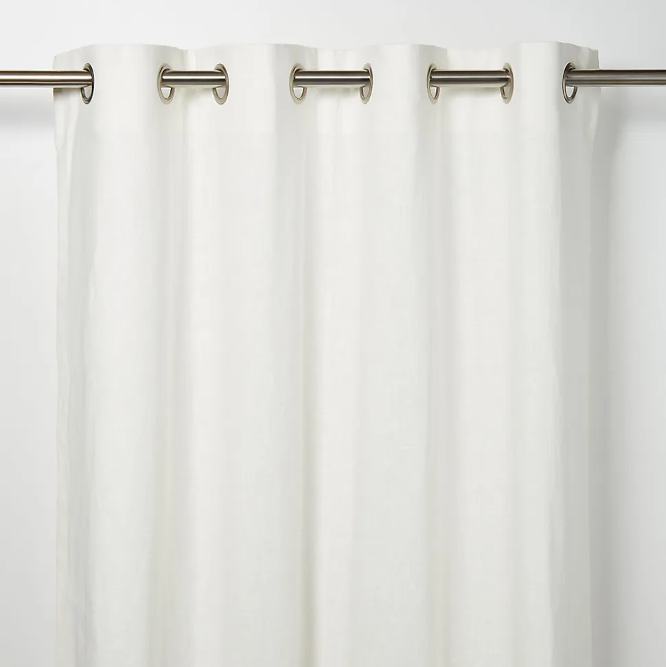 Rideau GoodHome Dellys blanc 130 x 260 cm