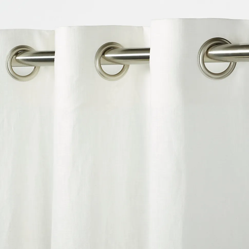 Rideau GoodHome Dellys blanc 130 x 260 cm