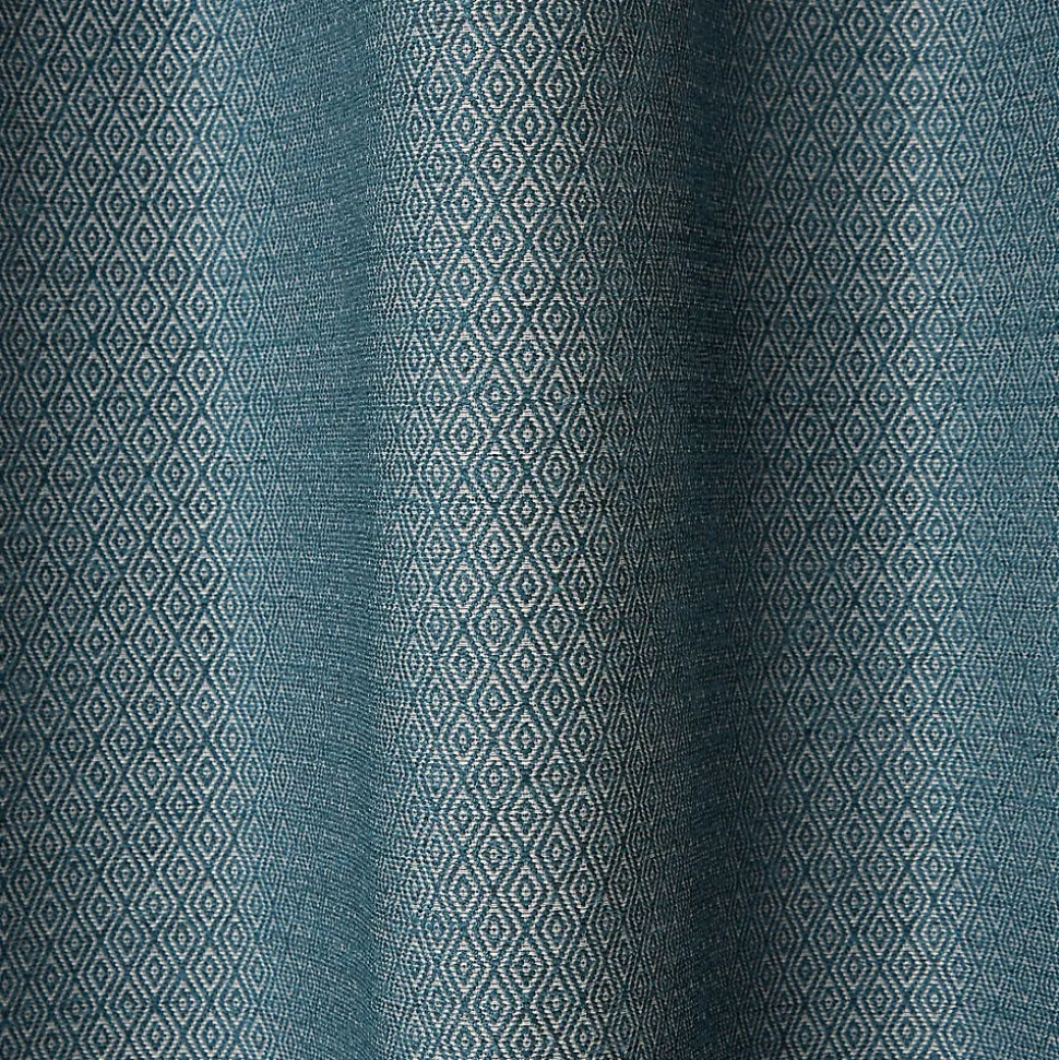 Rideau GoodHome Digga bleu l.140 x H.260 cm