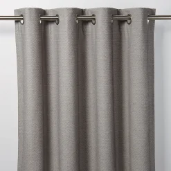 Rideau GoodHome Digga gris l.140 x H.260 cm