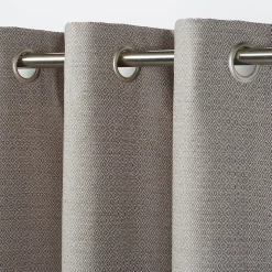 Rideau GoodHome Digga gris l.140 x H.260 cm