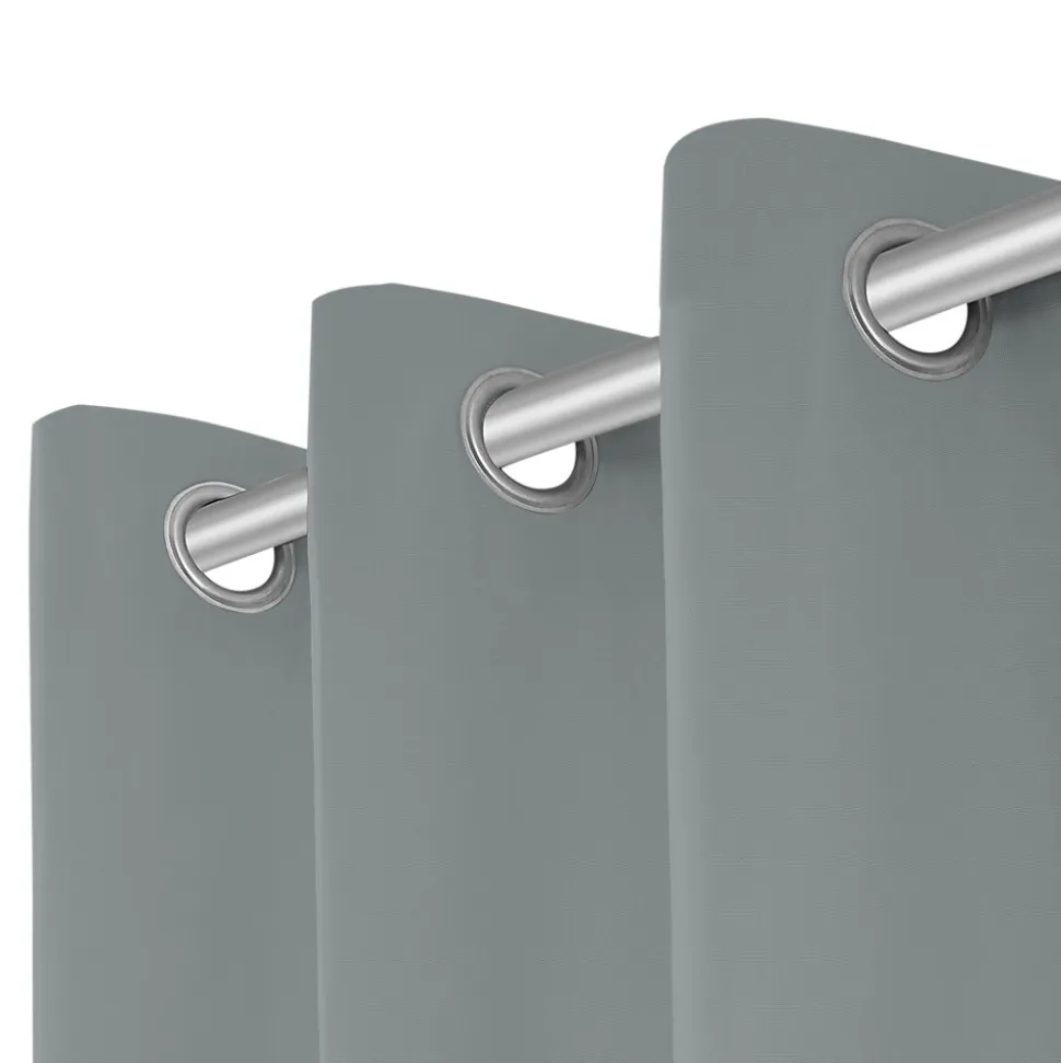 Rideau GoodHome Hiva gris l.140 x H.260 cm