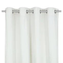 Rideau GoodHome Hiva ivoire l.140 x H.260 cm