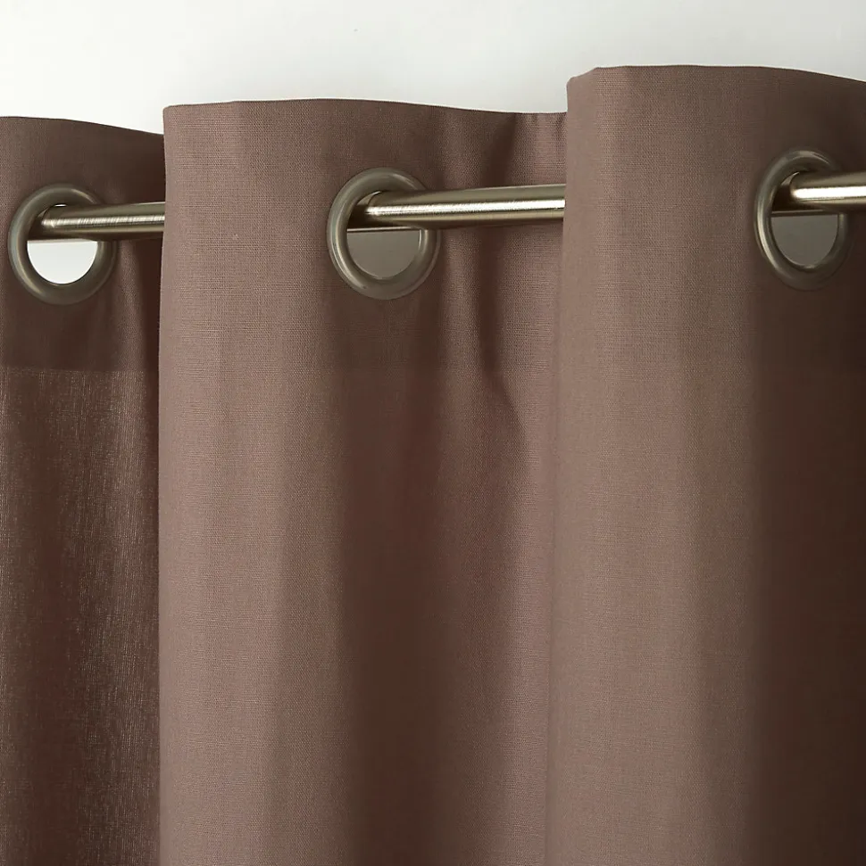 Rideau GoodHome Hiva marron l.140 x H.260 cm