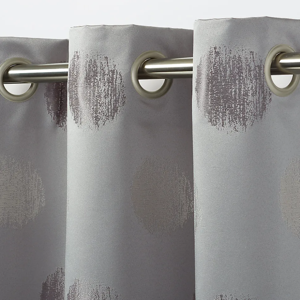 Rideau GoodHome Kolla gris l.140 x H.260 cm