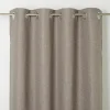 Rideau GoodHome Kosti gris l.140 x H.260 cm