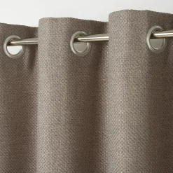 Rideau GoodHome Kosti gris l.140 x H.260 cm