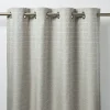 Rideau GoodHome Lunsar gris l.140 x H.260 cm