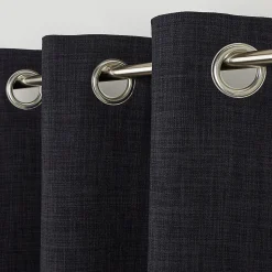 Rideau GoodHome Novan noir l.140 x H.260 cm