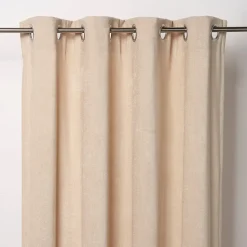 Rideau GoodHome Pahea coloris naturel l.135 x h.260 cm