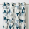 Rideau GoodHome Rima bleu l.140 x H.260 cm