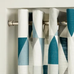Rideau GoodHome Rima bleu l.140 x H.260 cm