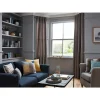 Rideau GoodHome Tiga gris l.140 x H.260 cm