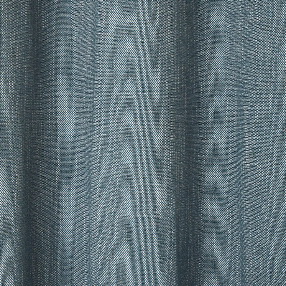 Rideau GoodHome Tiga vert bleu l.140 x H.260 cm