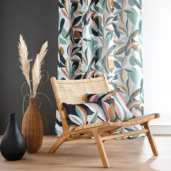 Rideau Grande Hauteur à Œillets 140 x 280 cm Polyester Imprimé Lavinia