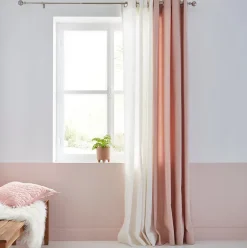 Rideau Hiva 260x140 cm Rose pâle GoodHome