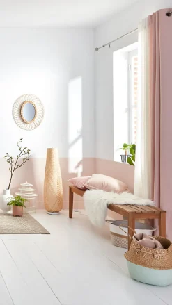 Rideau Hiva 260x140 cm Rose pâle GoodHome