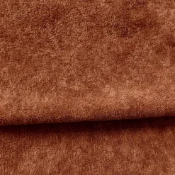 Rideau isolant thermique à œillets, doublure polaire effet éponge terracotta L.240 x l.140cm Dylrev