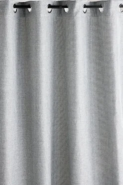 Rideau isolant thermique à oeillets, doublure polaire, gris L.240 x l.140cm, Chambray