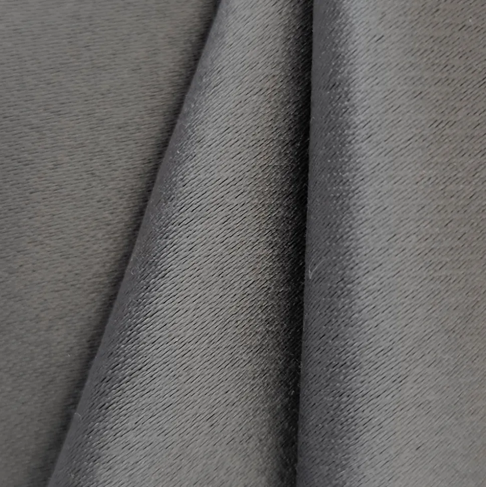 Rideau Jacquard Obscurcissant à Œillets 140x240cm - Design Élégant en Gris